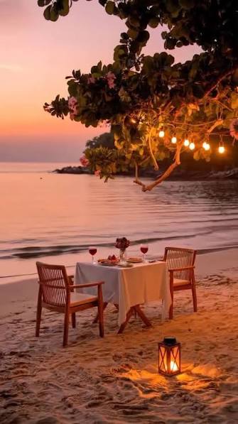 Romantic Evening at Taj